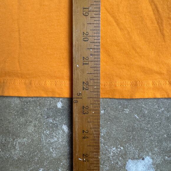 J.Crew Women’s Broken-in Jersey Puff Sleeve Eyelet Top Size Small Tangerine - Picture 8 of 10